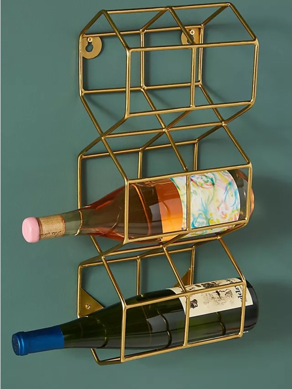 Anthropologie Thea Wall Mounted Wine Rack x2